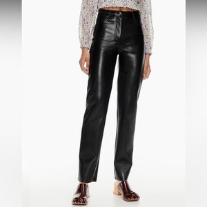 Aritzia “The Melina” Vegan Leather Pant